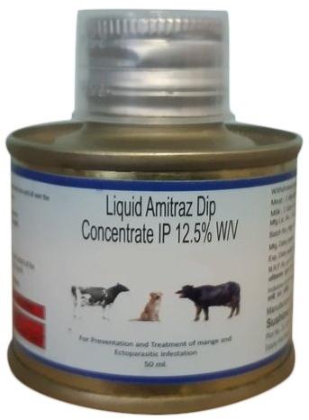 Liquid Amitraz 12.5% Dip Concentrate IP