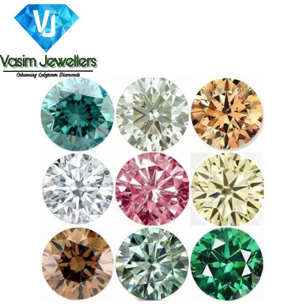Round Polished Colored Moissanite Diamond at Best Price in Anand ...