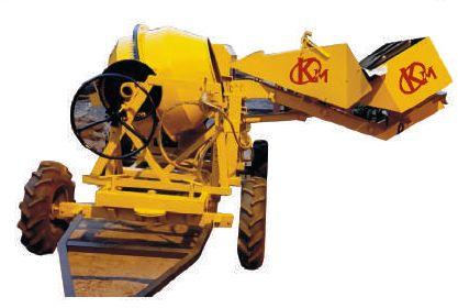 Concrete Mixer With Hydralic Hopper