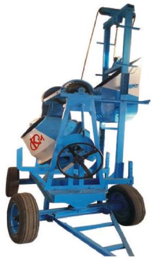 Concrete Mixer With Lift