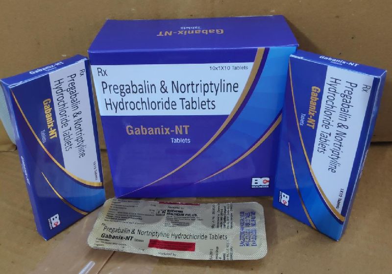 Pregabalin & Nortriptyline Hydrochloride Tablets