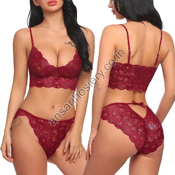 Hosiery Fancy Bra Panty Set, Variety Night Wear, Feature