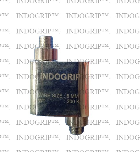 Plating Nickel Metal INDOGRIP Cable Gripper 5MM, for Hanging, Packaging Size : 100
