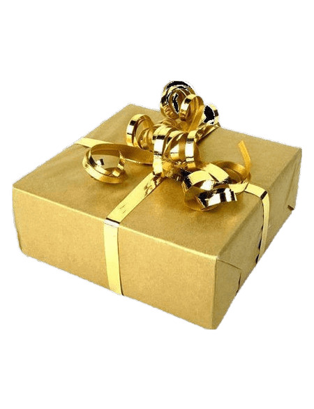 Golden Foil Gift Box