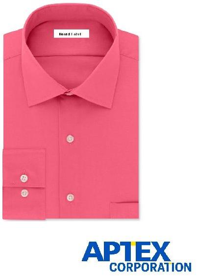 Cotton Mens full sleeve shirt, for Comfortable, Tailor made, Pattern : Plain