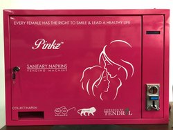 Sanitary Napkin Vending Machine, Color : Mostly Pink
