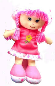 Plastic Toy Doll, Color : Pink
