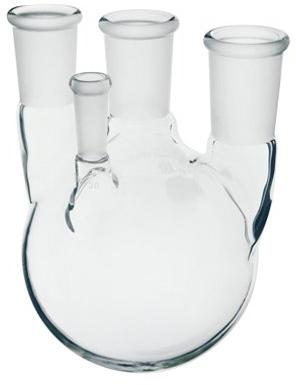 Four Neck Round Bottom Flask, for Chemical Laboratory, Industrial, Laboratory, Laboratory Use, Feature : Good Strength
