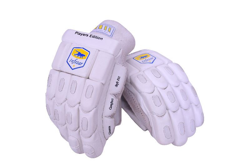 Infezar PU players series batting gloves, for Cricket Use, Feature : Heat Resistant