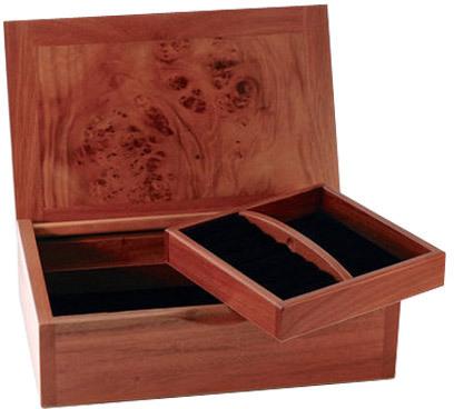 Polished Plain wooden jewelry box, Size : 5x5x3, 7x7x4, 9x9x5
