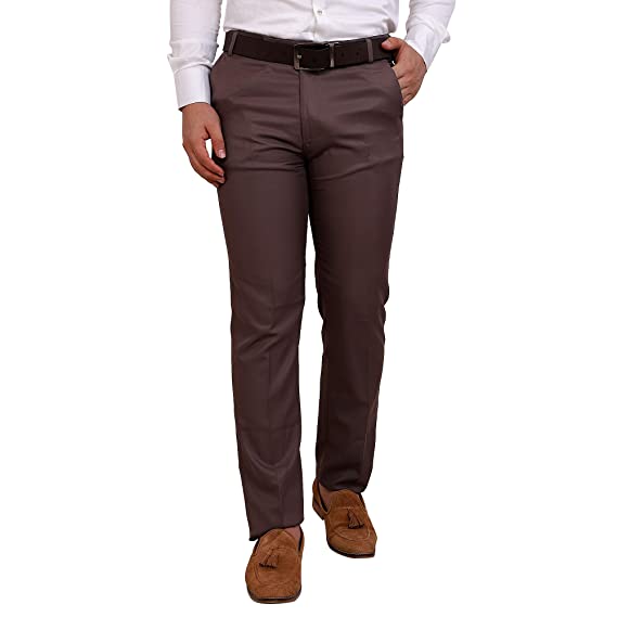 Plain Mens Regular Fit Trouser, Occasion : Formal Wear