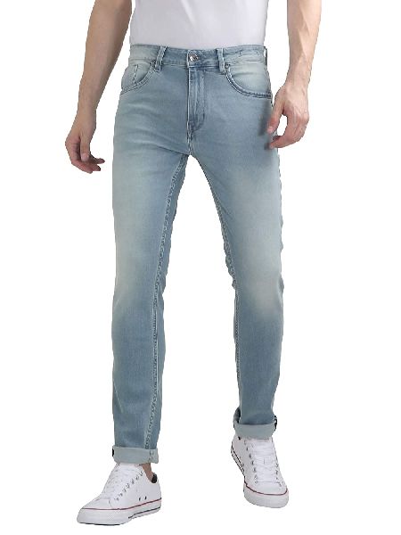 Plain Denim Mens Stretch Jeans, Occasion : Casual Wear, Formal Wear