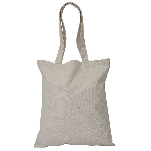 12 Oz Natural Canvas Tote Bag For Grocery