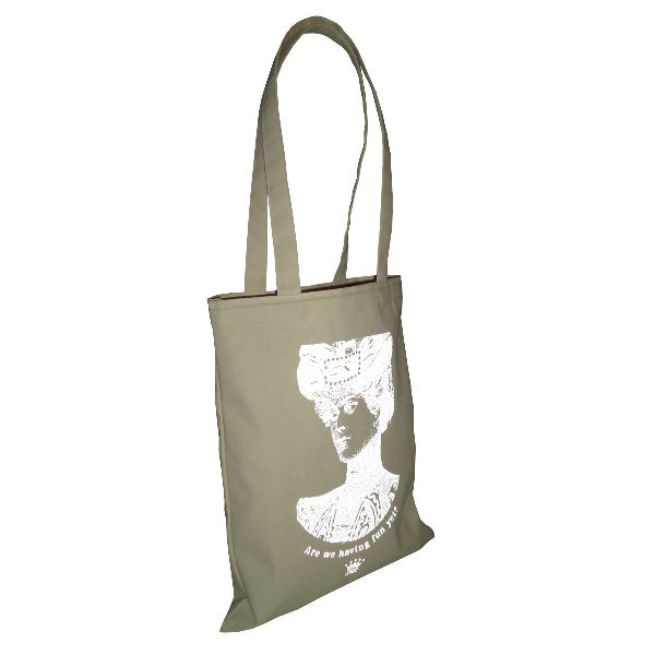 12 Oz Natural Canvas Tote Bag With Long Handle