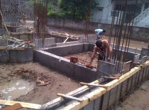 Plinth Beam Concrete Work