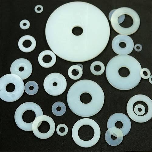 Polished Delrin Washer, for Automobiles, Automotive Industry, Color : Black, White