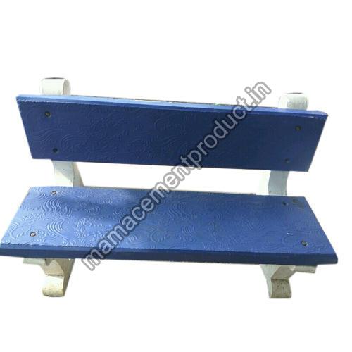 Polished Plain Cement Armless Garden Bench, Style : Modern