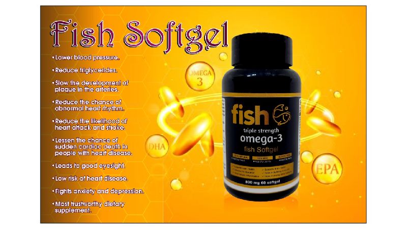 Fish Oil Softgel Capsules Now In India Online Available
