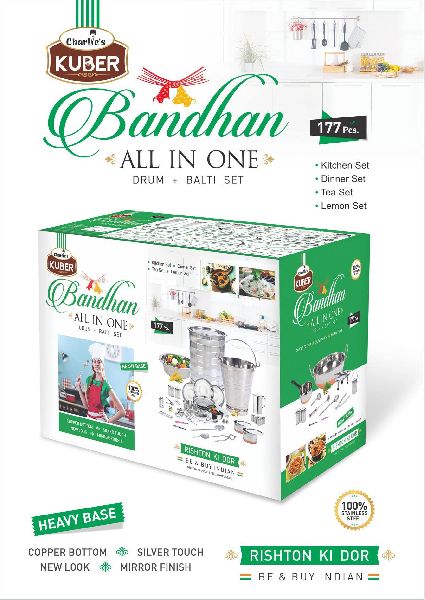 Bandhan Drum and Balti Set