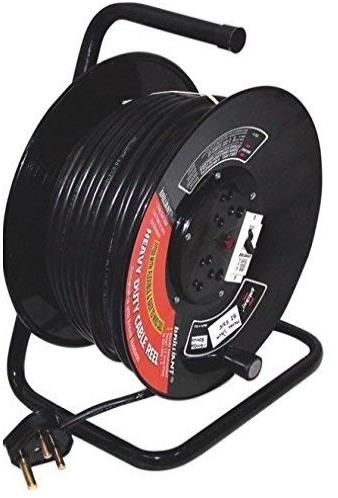 Brilliant Extension Cable Reel 2 socket 6/16 amp with Cable 50mtr at Rs ...