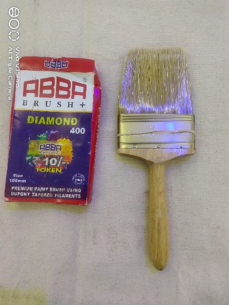 100 mm Diamond ABBA Paint Brush, Handle Material : Wood