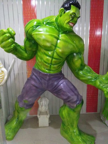 Fiber Hulk Statue, for Wedding, Decoration, Size : 18feet x24 feetx 10feet