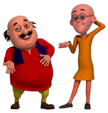 Fiber Motu Patlu Statue, For Wedding, Decoration, Size : 18feet x24 Feetx 10feet