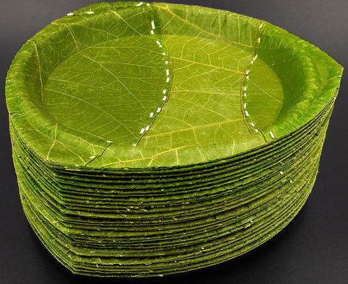 Banana Leaf Plates, for Food serving, Size : 6inch, 8inch.10inch