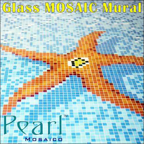 Glass Mosaic Swimming pool Mural