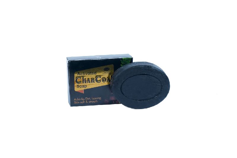 Charcoal soap, Color : Black