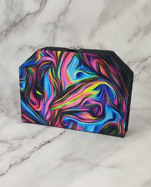 Resin Digital printed clutch, Size : 0-20inch