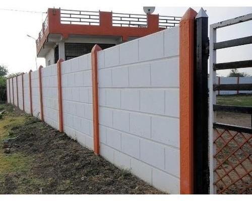 Polished Concrete Modular Compound Wall, for Construction, Size : Standard