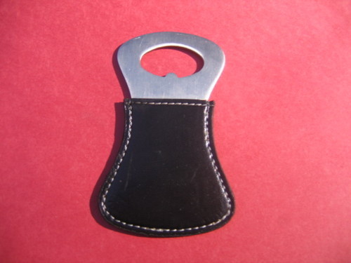 Steel Leather Plain Personalized Keychain, Shape : Multishape