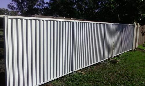 Cast Iron Auto Fence Gates, Color : White