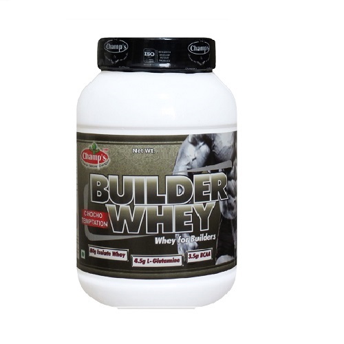 BUILDER WHEY (4Lbs), for Weight Gain, Form : Powder