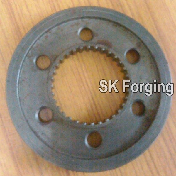 SK Tech Polished Metal JCB Gear Pulley, for Industrial, Color : Metallic