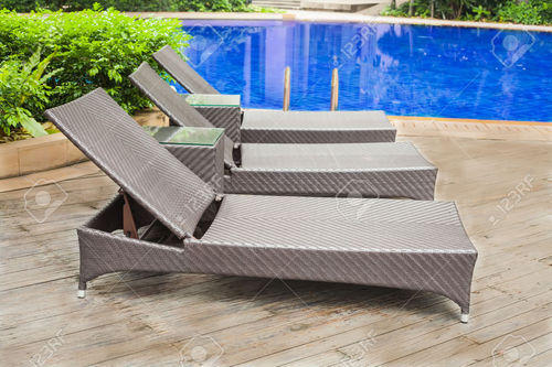 Aluminum by Hq Coating Global Corporation Patio Lounger, Color : White/Black/Gray/Brown