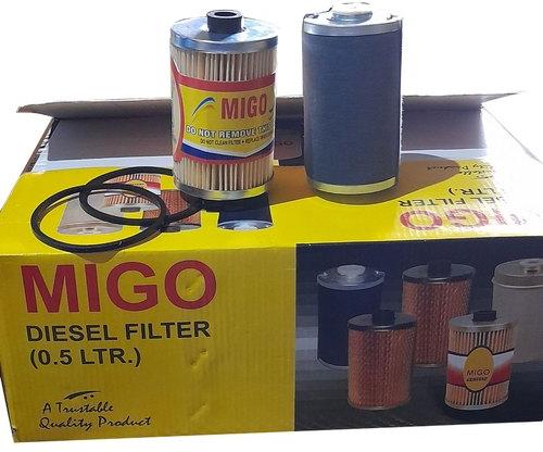 MIGO Aluminium Diesel Filter, Packaging Type : Box