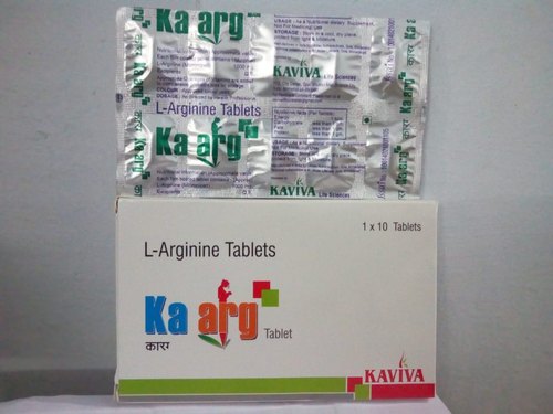 L- Arginine Tablets, for Hospital, Personal, Packaging Type : Box