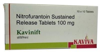Kavinift Nitrofurantoin Sustained Release Tablets, Packaging Type : Box