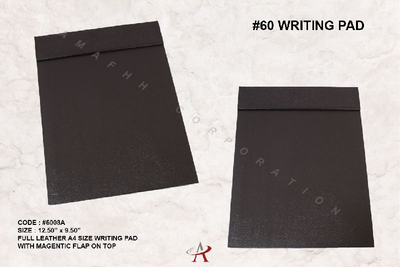 Leather A4 Size Notepad, Size : Customized