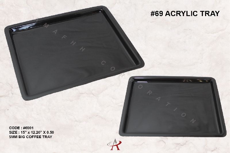 Acrylic Coffee Tray, Certification : ISO 9001:200 Certfied