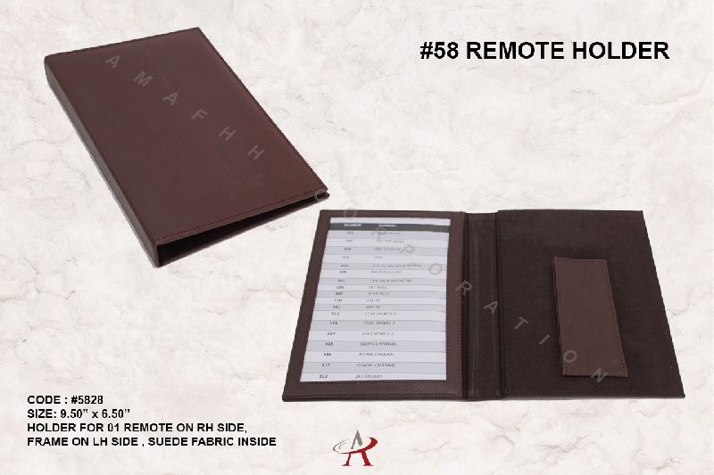 Leatherette Faux Leather Remote Holder, Size : 10x8inch, 2x4inch, 3x2inch, 4x3inch, 4x6inch, 5x8inch