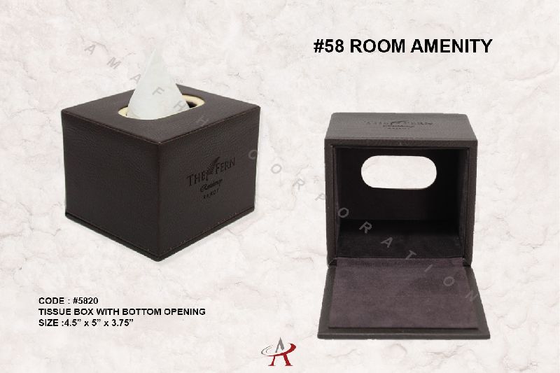 Polished PU Leatherette Tissue Box, Size : 100x100x40cm, 150x150x60cm, 200x200x80cm, 250x250x100cm