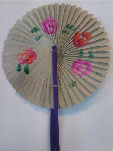 50-100gm Palm Leaf Hand Fan, Size : 10inch, 6inch, 8inch