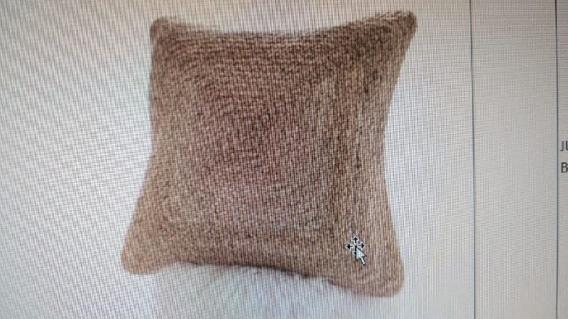 jute natural cushion cover