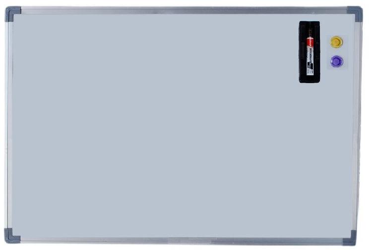 Rectangular Aluminium Magnetic White boards, Size : 22x55inch, 24x60inch, 26x65inch, 28x70inch