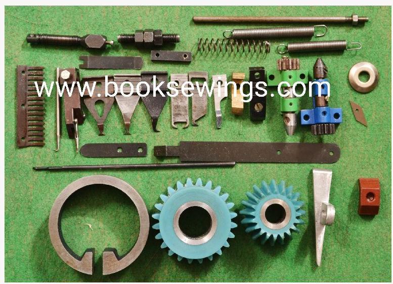 Book sewing parts