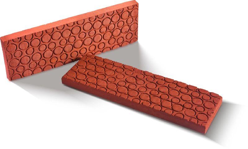 RECE-715 Extruded Wirecut  Bubble Embossed Cladding Brick