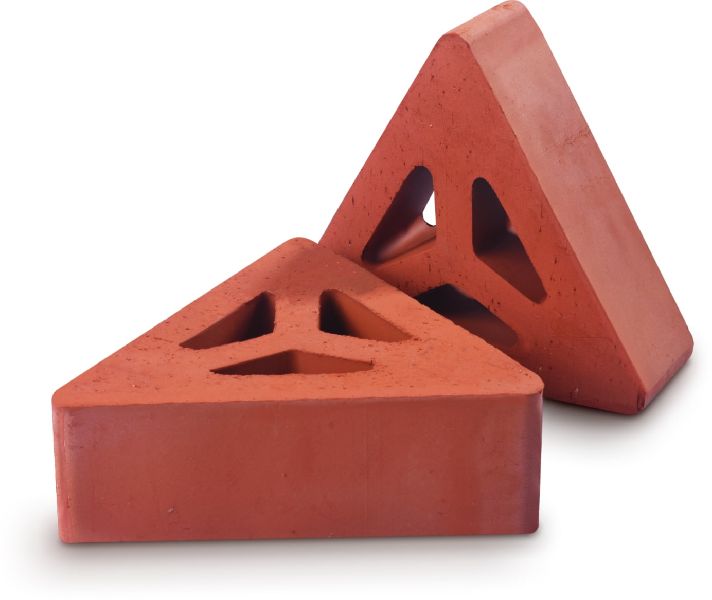 REJ-724 Bermuda Triangle Clay Jali, Color : Red